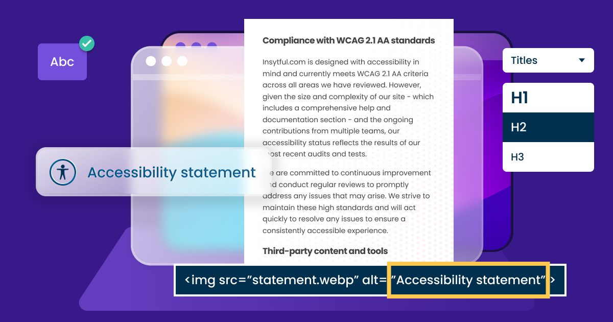 How to write an accessibility statement for your website