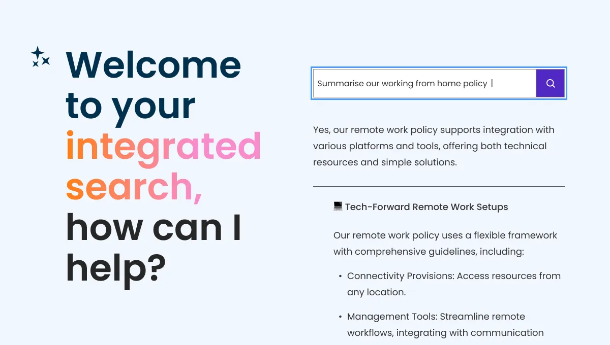 Conversational AI site search from Insytful
